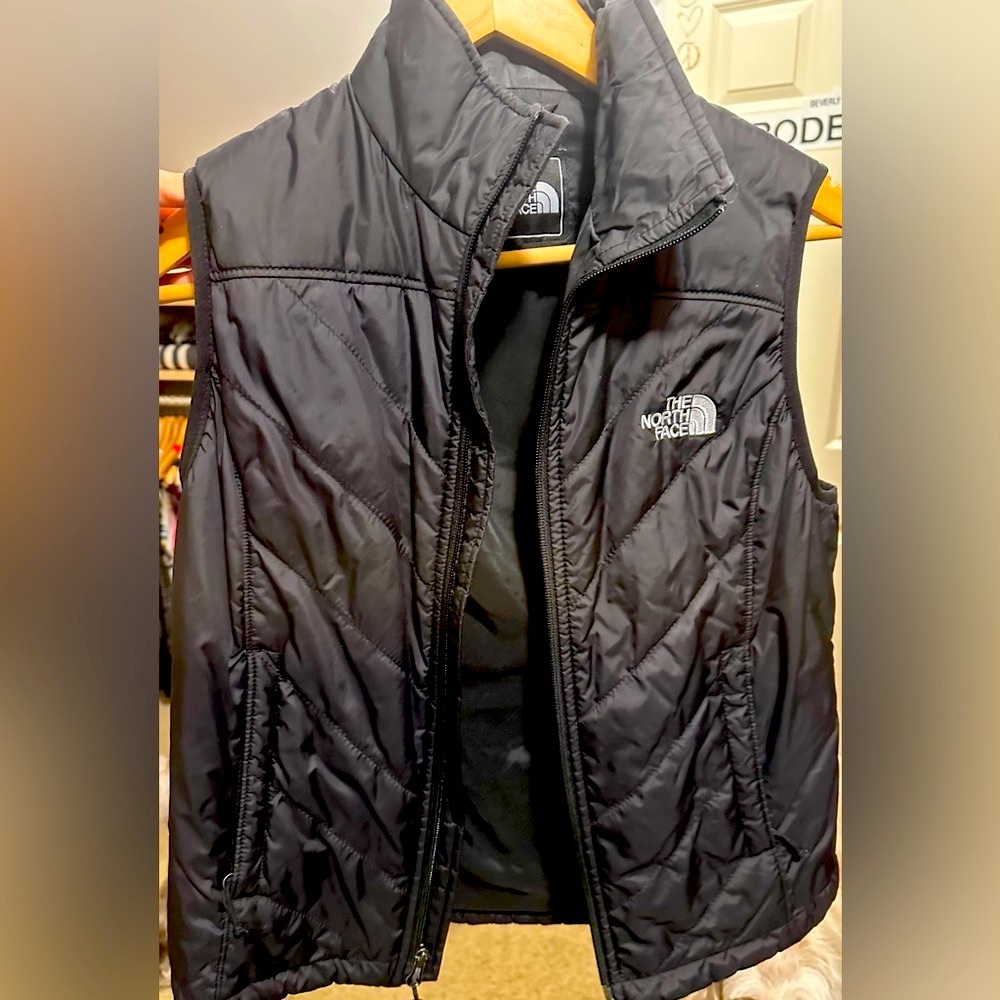 The North Face Quilted Puffer Vest (Black)